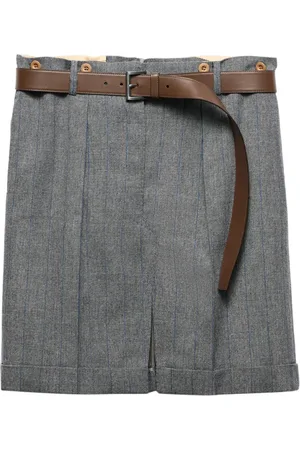 Prada Minijupe à fines rayures