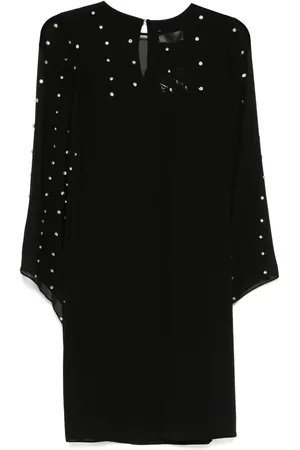 NISSA Robe courte à ornements en cristal