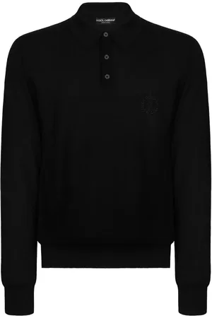 Dolce & Gabbana Polo en cachemire à logo brodé