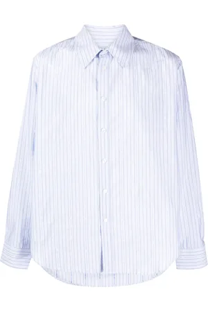 MARTINE ROSE Chemise en coton à rayures
