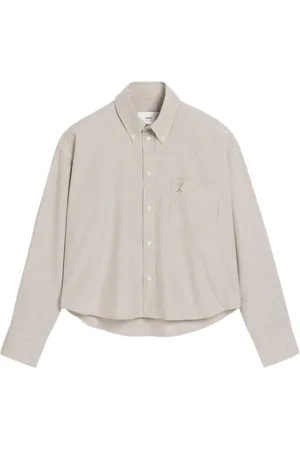 Ami Chemise boutonnée à coupe crop