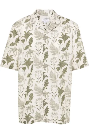 Sunspel X Katie Scott chemise à imprimé végétal