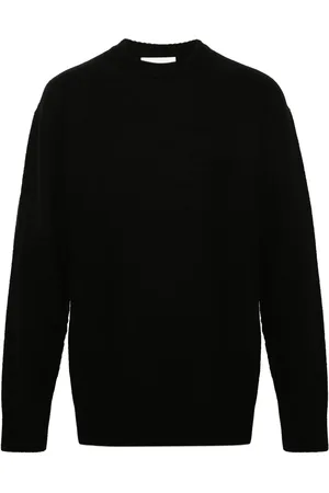 Jil Sander Pull en laine bouillie à col rond
