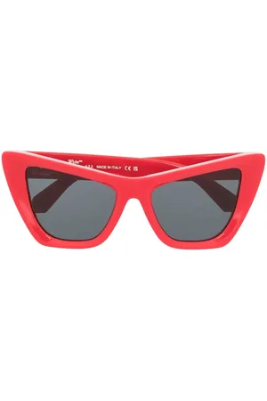 OFF-WHITE Lunettes de soleil Arrows à monture papillon