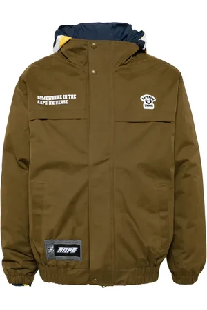 A Bathing Ape Veste à appliqué logo