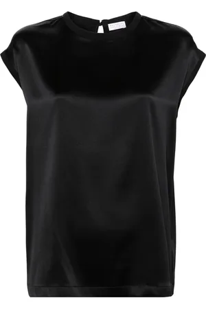 Brunello Cucinelli Blouse à ornements de perles