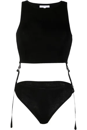 Patrizia Pepe Body sans manches à design nervuré