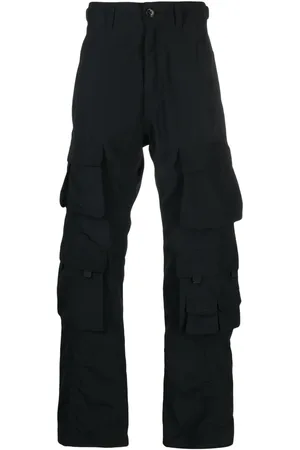 MARTINE ROSE Pantalon cargo en coton à patch logo