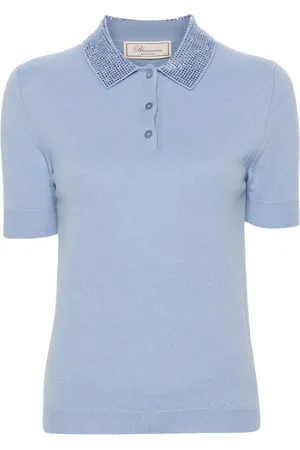 BLUMARINE Polo à ornements en cristal
