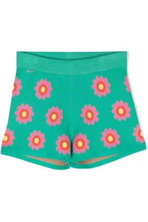 Stella McCartney Short en maille à fleurs