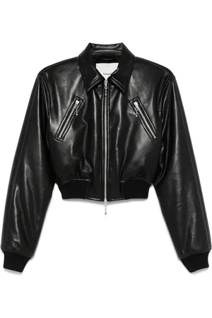 Nanushka Veste boutonnée en cuir artificiel