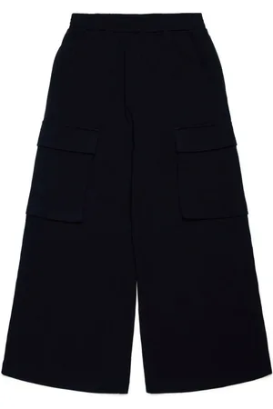 Maison Margiela Pantalon ample à numéro signature brodé