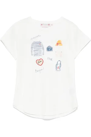 BONPOINT T-shirt à imprimé graphique
