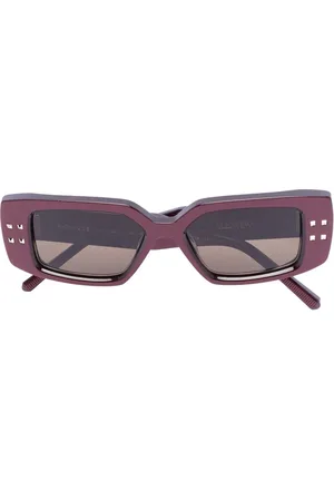 VALENTINO GARAVANI Lunettes de soleil Rockstud à monture rectangulaire