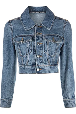 Alexander Wang Veste crop en jean