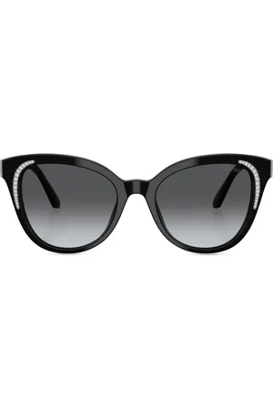 Swarovski Lunettes de soleil oversize ornées de cristal