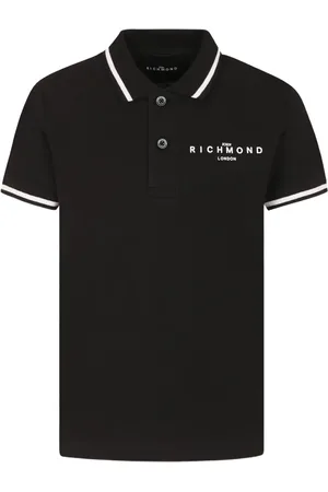 John Richmond Polo à logo imprimé