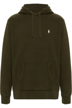 Ralph Lauren Hoodie en coton à motif Polo Pony