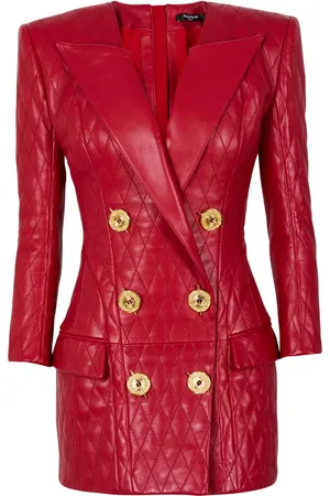 Balmain Robe courte à design matelassé