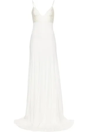 Jacquemus Robe La Robe Spallina à coupe longue