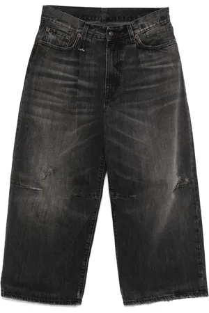 R13 Jean ample à coupe courte