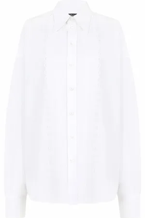 Dolce & Gabbana Chemise en coton à broderie anglaise