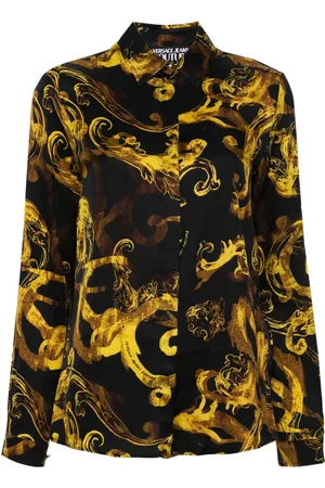 VERSACE T-shirt à imprimé Watercolour Couture