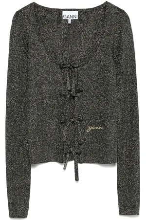 Ganni Blouse en maille nervurée