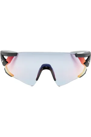 PUMA Lunettes de soleil oversize à plaque logo