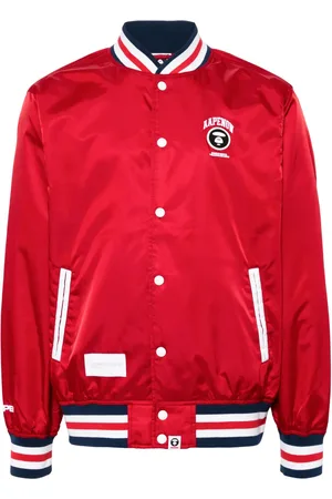 A Bathing Ape Veste bomber à bandes rayées