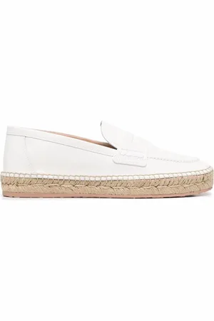 Gianvito Rossi Espadrilles en raphia tressé