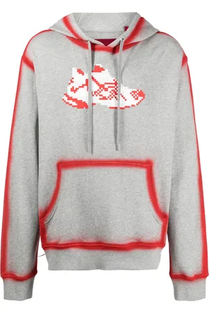 MOSTLY HEARD RARELY SEEN Hoodie en coton Red Runner à imprimé graphique