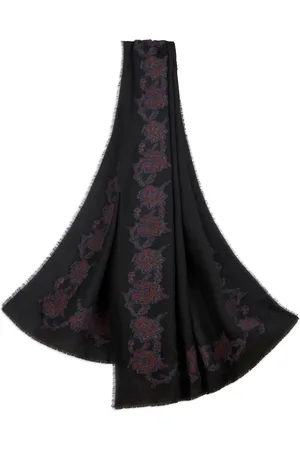 Etro écharpe frangée à motif cachemire