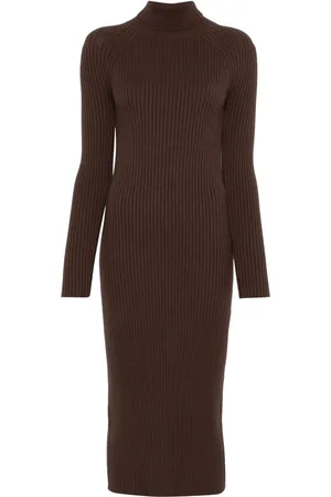 Twin-Set Robe nervurée à coupe mi-longue