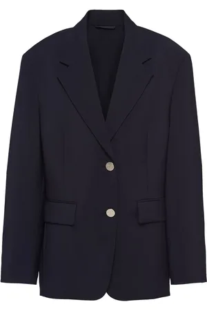 Prada Blazer en laine à simple boutonnage