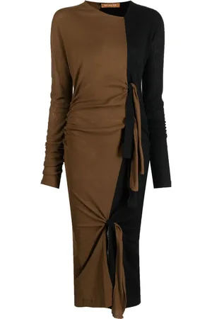 REJINA PYO Robe bicolore à manches longues