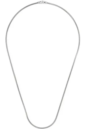 TOM WOOD Collier en maille serpent