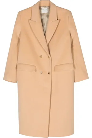FORTE FORTE Manteau feutré à boutonnière croisé