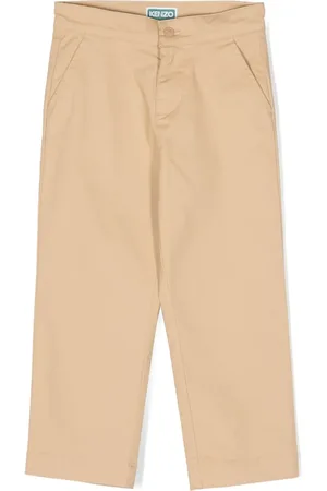 Kenzo Pantalon droit à patch logo