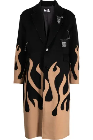 HACULLA Manteau droit en laine à simple boutonnage