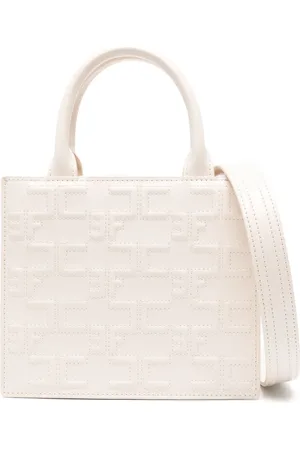 Elisabetta Franchi Petit sac à main à logo embossé