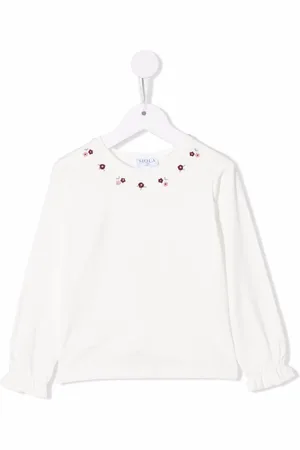 SIOLA T-shirt à fleurs brodées