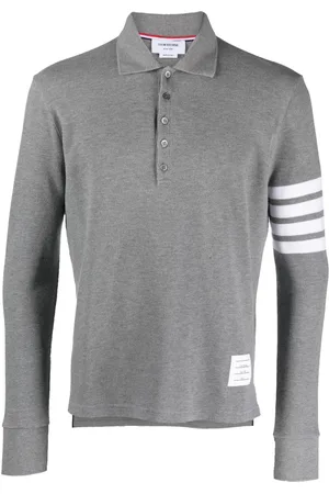 Thom Browne Polo à 4 bandes signature