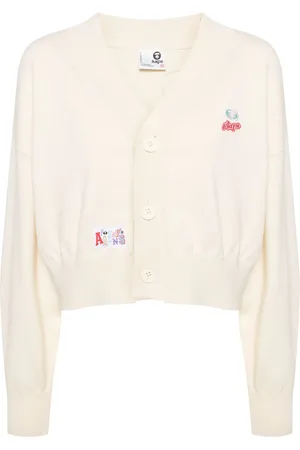 A Bathing Ape Cardigan à logo appliqué