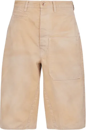 Maison Margiela Short en coton à taille haute