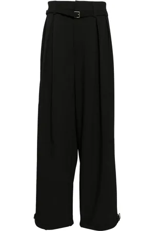 SONGZIO Pantalon ample à taille ceinturée