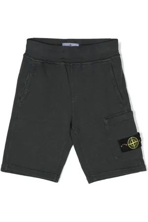 Stone Island Short en coton à motif Compass