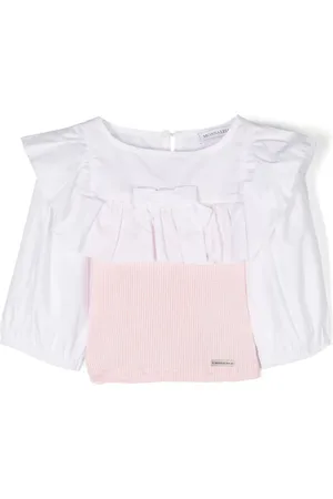 MONNALISA Blouse volantée à design empiècement