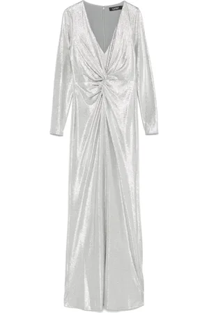 Ralph Lauren Robe longue à détail torsadé