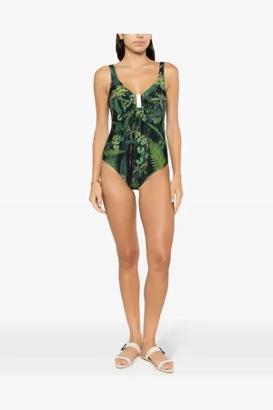 Lygia & Nanny Maillot de bain Mirassol à imprimé végétal